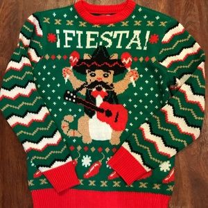 Ugly Holiday Sweater - Fiesta Cat
